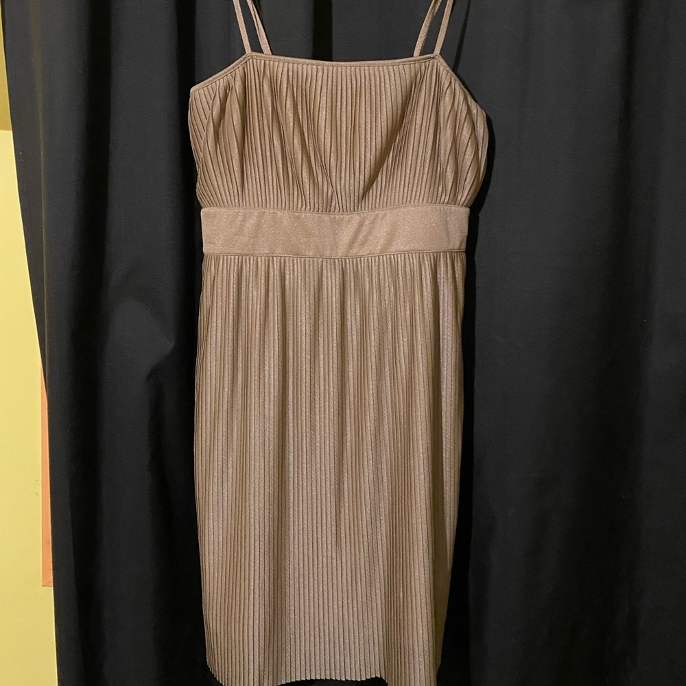 brown/beige tank top dress